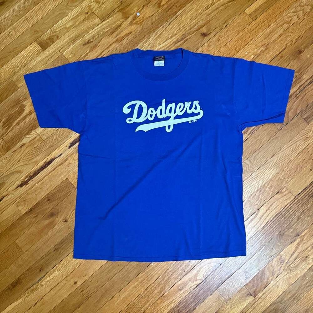 Majestic Cooperstown Collection Los Angeles Dodgers Jackie Robinson 42 T-Shirt 2